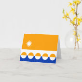 Vlag van het graafschap Banffshire Kaart (Gele Bloem)