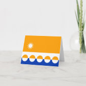 Vlag van het graafschap Banffshire Kaart (Voorkant)