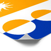 Vlag van het graafschap Banffshire Poster (Hoek)