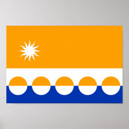 Vlag van het graafschap Banffshire Poster