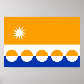 Vlag van het graafschap Banffshire Poster