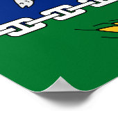 Vlag van het graafschap Berwick Poster (Hoek)