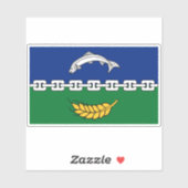 Vlag van het graafschap Berwick Sticker (Vel)