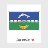 Vlag van het graafschap Berwickshire, Schotland Sticker (Vel)