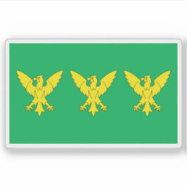 Vlag van het graafschap Caernarfonshire, Wales Sticker