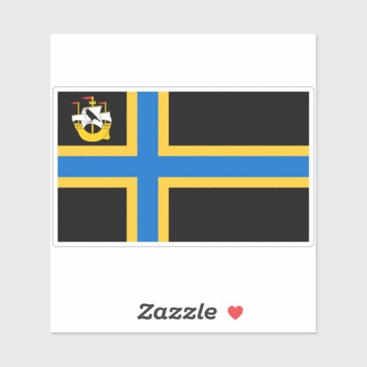Vlag van het graafschap Caithness Sticker (Vel)