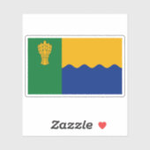 Vlag van het graafschap Moray (Morayshire), Schotl Sticker (Vel)