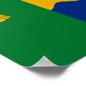 Vlag van het graafschap Moray Poster (Hoek)