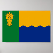 Vlag van het graafschap Moray Poster (Voorkant)