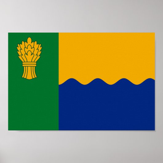 Vlag van het graafschap Moray Poster (Voorkant)