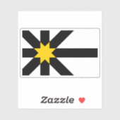 Vlag van het graafschap Sutherland, Schotland Sticker (Vel)