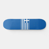 Vlag van het Griekse Skateboard (Horizontaal)