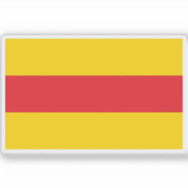 Vlag van het Groothertogdom Baden (1806-1871) Sticker