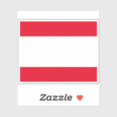 Vlag van het Groothertogdom Hessen (1806-1871) Sticker (Vel)