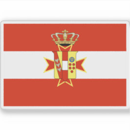 Vlag van het Groothertogdom Toscane Sticker