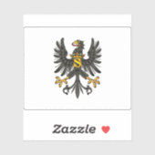 Vlag van het hertogdom Pruisen (1525-1701) Sticker (Vel)