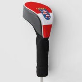 Vlag van het Hesse Golf Head-Hoesje Golfheadcover (Schuin)