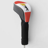 Vlag van het Hoesje Golf van Berlijn Golfheadcover (Schuin)
