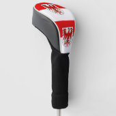 Vlag van het Hoesje Golf van Brandenburg Golfheadcover (Schuin)
