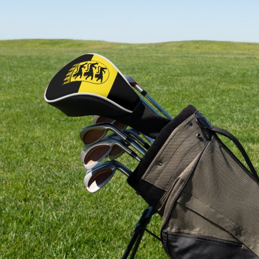 Vlag van het Hoesje van Baden-Württemberg Golf Golfheadcover (Insitu)