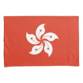 Vlag van het Hoesje van Hong Kong Pillow Kussensloop (Voorkant-Rechts)
