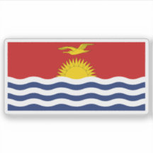 Vlag van het I-Kiribati volk, Micronesië, Oceanië