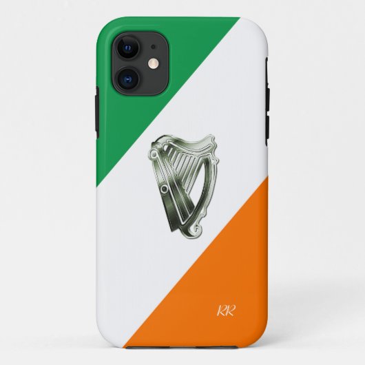 Vlag van het Ierse Green Chrome Harp iPhone 5 Hoes (Achterkant)