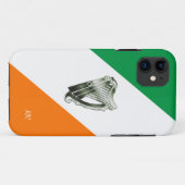 Vlag van het Ierse Green Chrome Harp iPhone 5 Hoes (Achterkant (horizontaal))