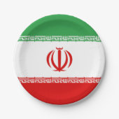 Vlag van het Iraanse Bord op papier (Voorkant)