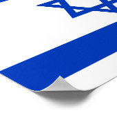 Vlag van het Israëlische Poster (Hoek)