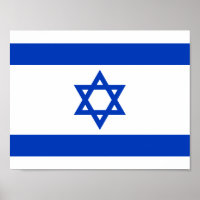 Vlag van het Israëlische Poster