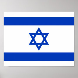 Vlag van het Israëlische Poster