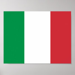 Vlag van het Italiaanse Poster