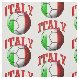 Vlag van het Italiaanse Voetbal Pattern Stof