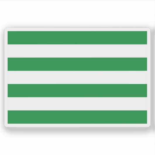 Vlag van het kanton Alvarado in Costa Rica Sticker (Voorkant)