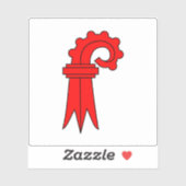 Vlag van het kanton Basel-Landschaft, Zwitserland Sticker (Vel)