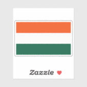 Vlag van het kanton Guatuso, Costa Rica Sticker (Vel)