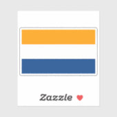 Vlag van het kanton Rio Cuarto, Costa Rica Sticker (Vel)