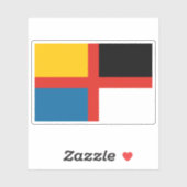 Vlag van het Keizerrijk China (1915-1916) Sticker (Vel)