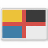 Vlag van het Keizerrijk China (1915-1916) Sticker (Voorkant)