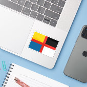 Vlag van het Keizerrijk China (1915-1916) Sticker (Laptop met iPhone)