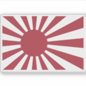 Vlag van het Keizerrijk Japan Sticker (Voorkant)