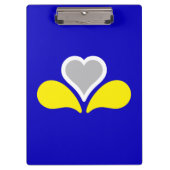 Vlag van het klembord Brussel, België (Voorkant)