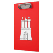 Vlag van het klembord van Hamburg (Links)