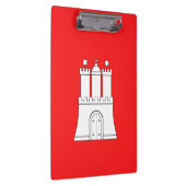 Vlag van het klembord van Hamburg (Rechts)