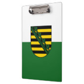 Vlag van het klembord van Saksen (Links)