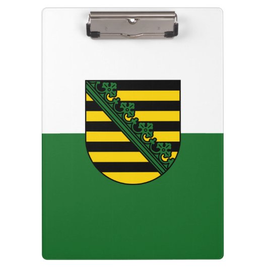 Vlag van het klembord van Saksen (Voorkant)