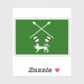Vlag van het Koninkrijk Ankole, Oeganda Sticker (Vel)