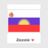 Vlag van het Koninkrijk Bau Sticker (Vel)