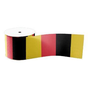 Vlag van het Koninkrijk België Grosgrain Lint